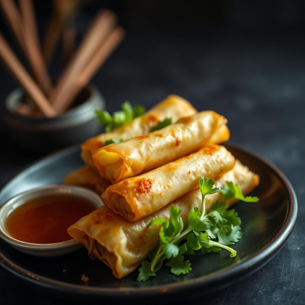 Fried Egg Rolls (4)